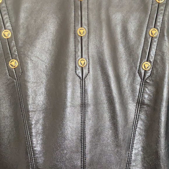 Escada Vintage Leather Blazer - 38 - Picture 12 of 14